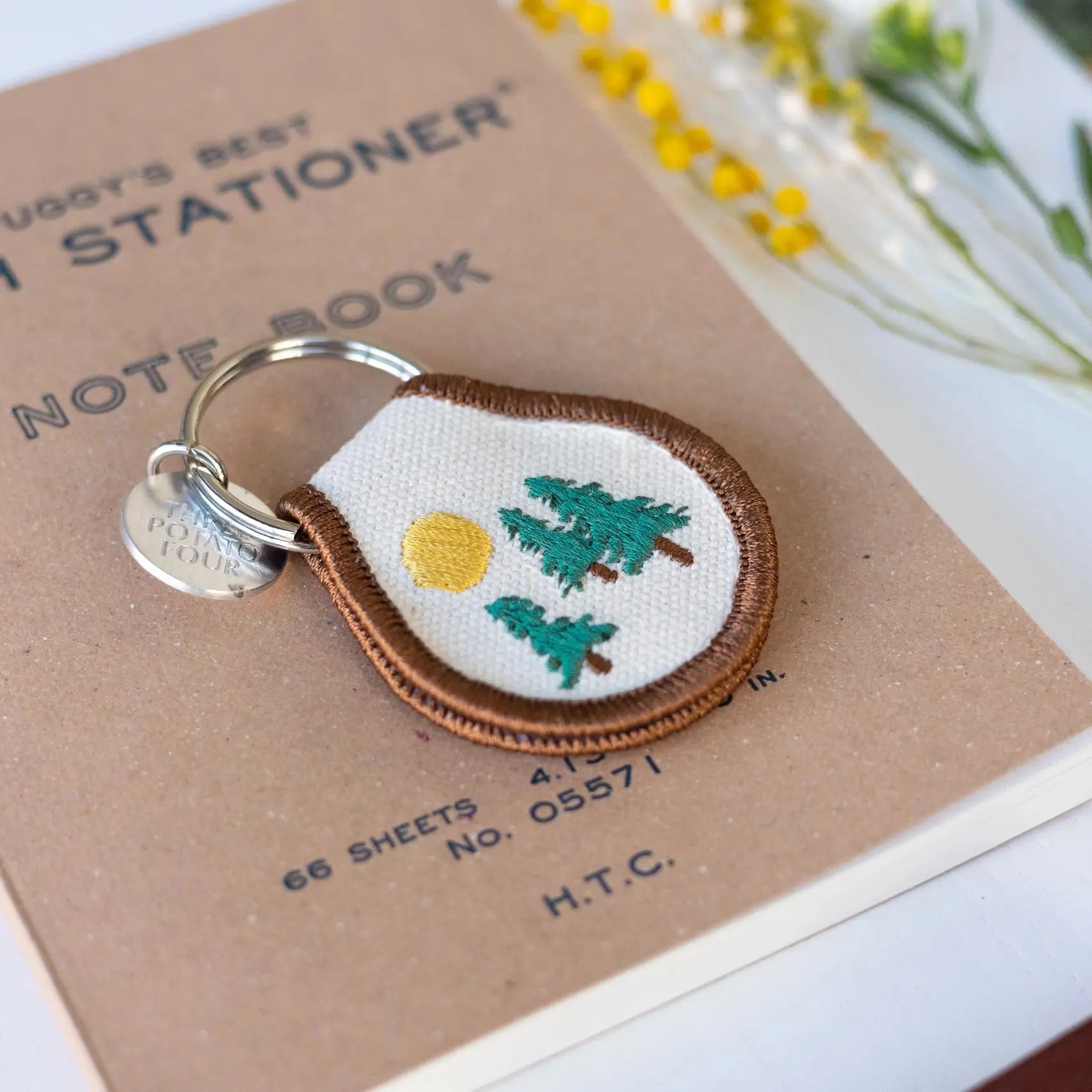 Evergreen Keychain Three Potato Four
