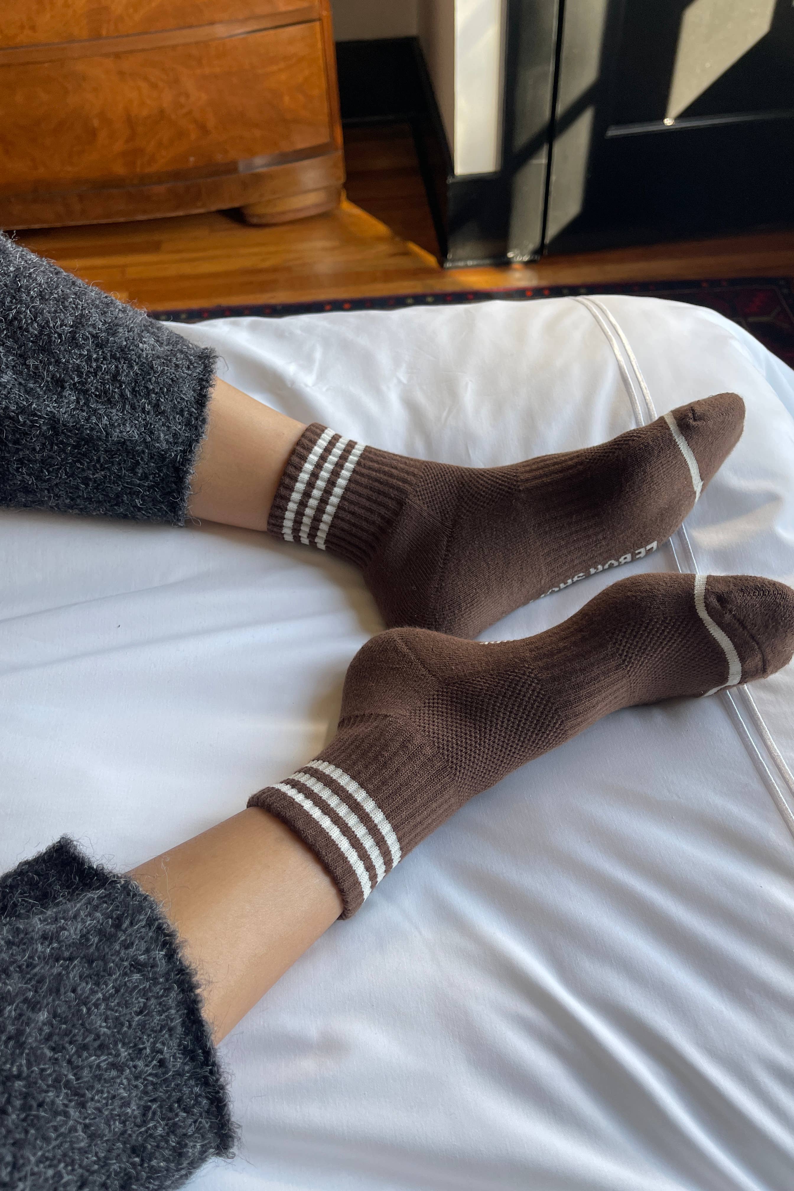 Girlfriend Socks: Grey