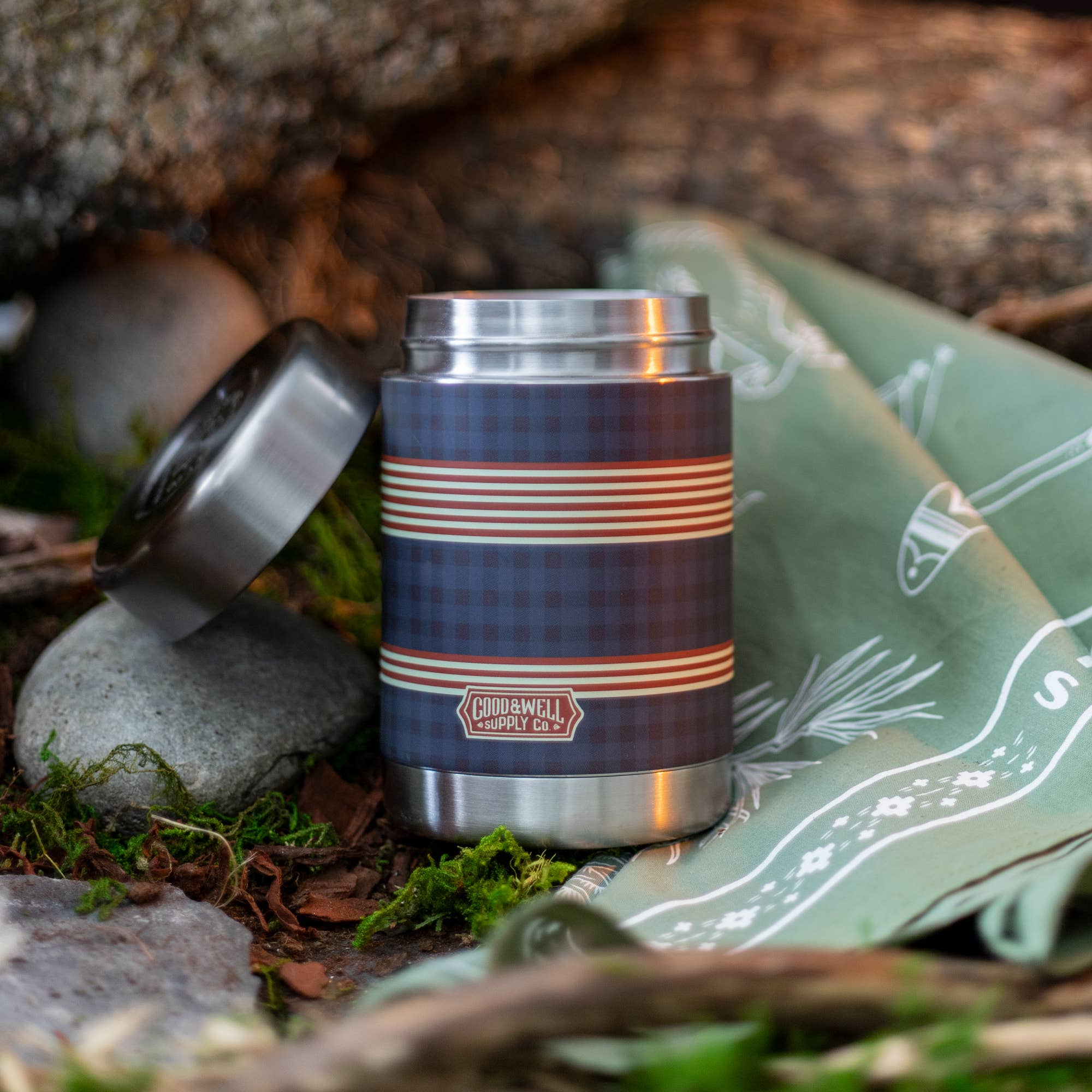 Vintage Canteen Candle - Under the Stars