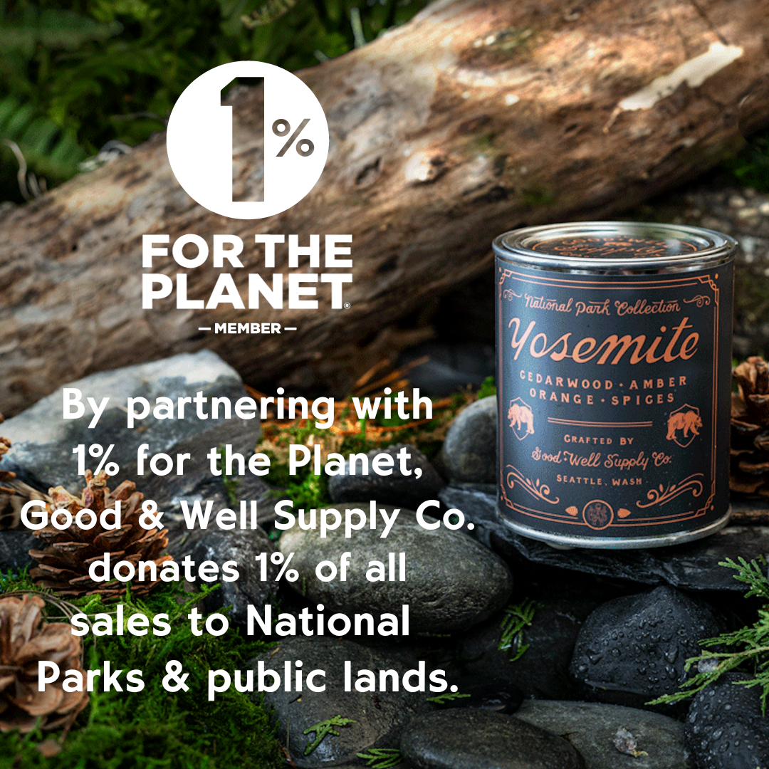 North Cascades National Park Candle: 1/2 Pint / Wood Wick