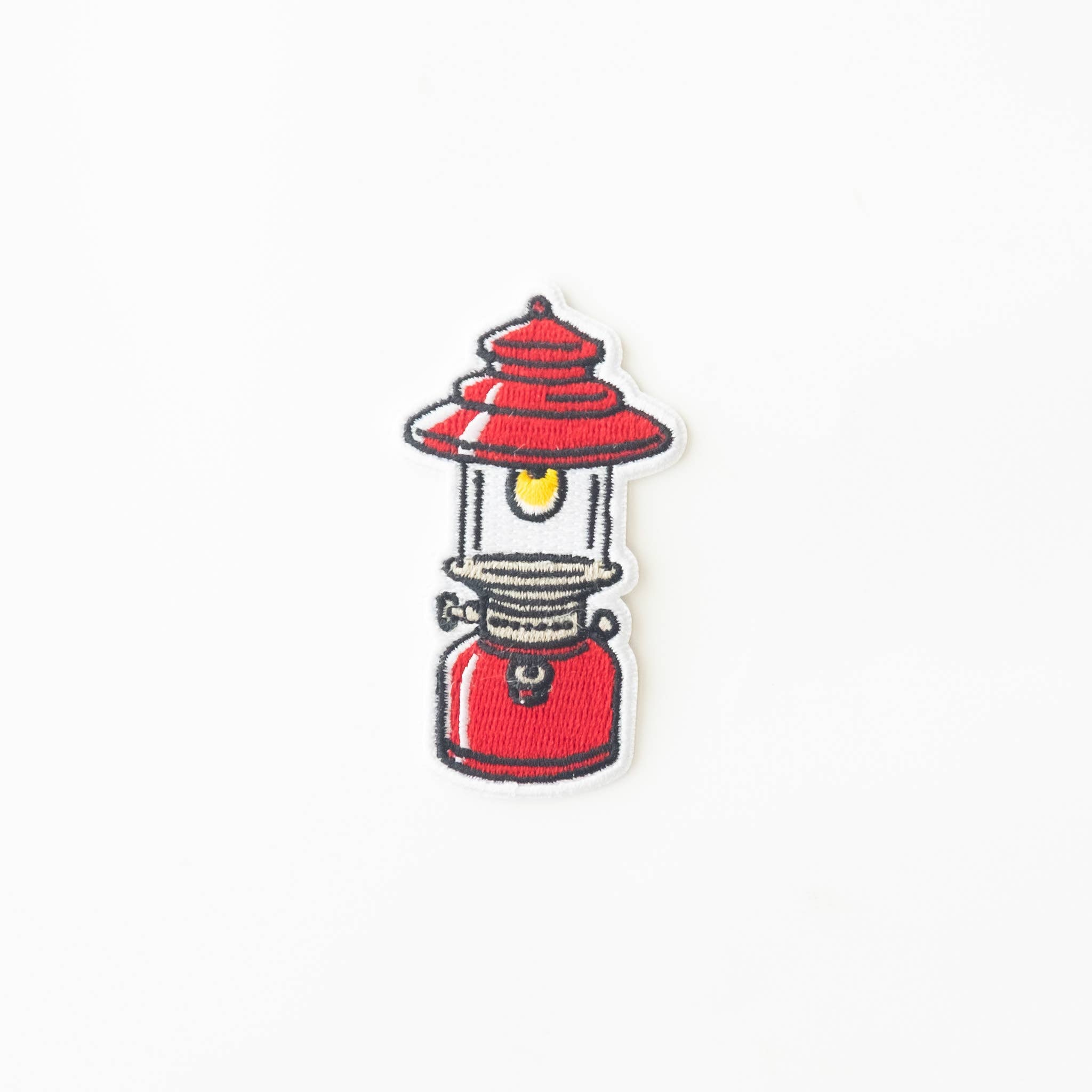 Camping Lantern Iron on Patch: No
