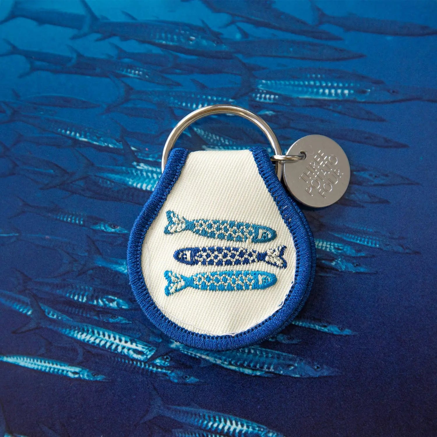 Tinned Fish Keychain Three Potato Four
