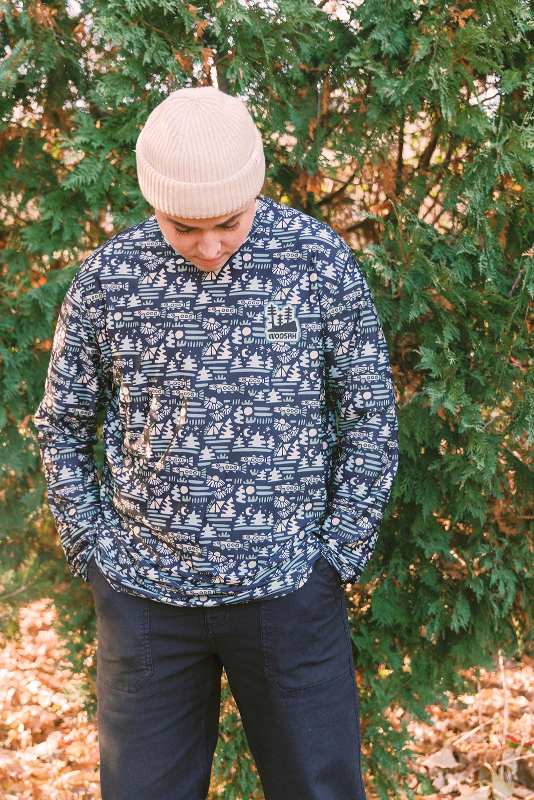 Night Swim L/S Tech Tee