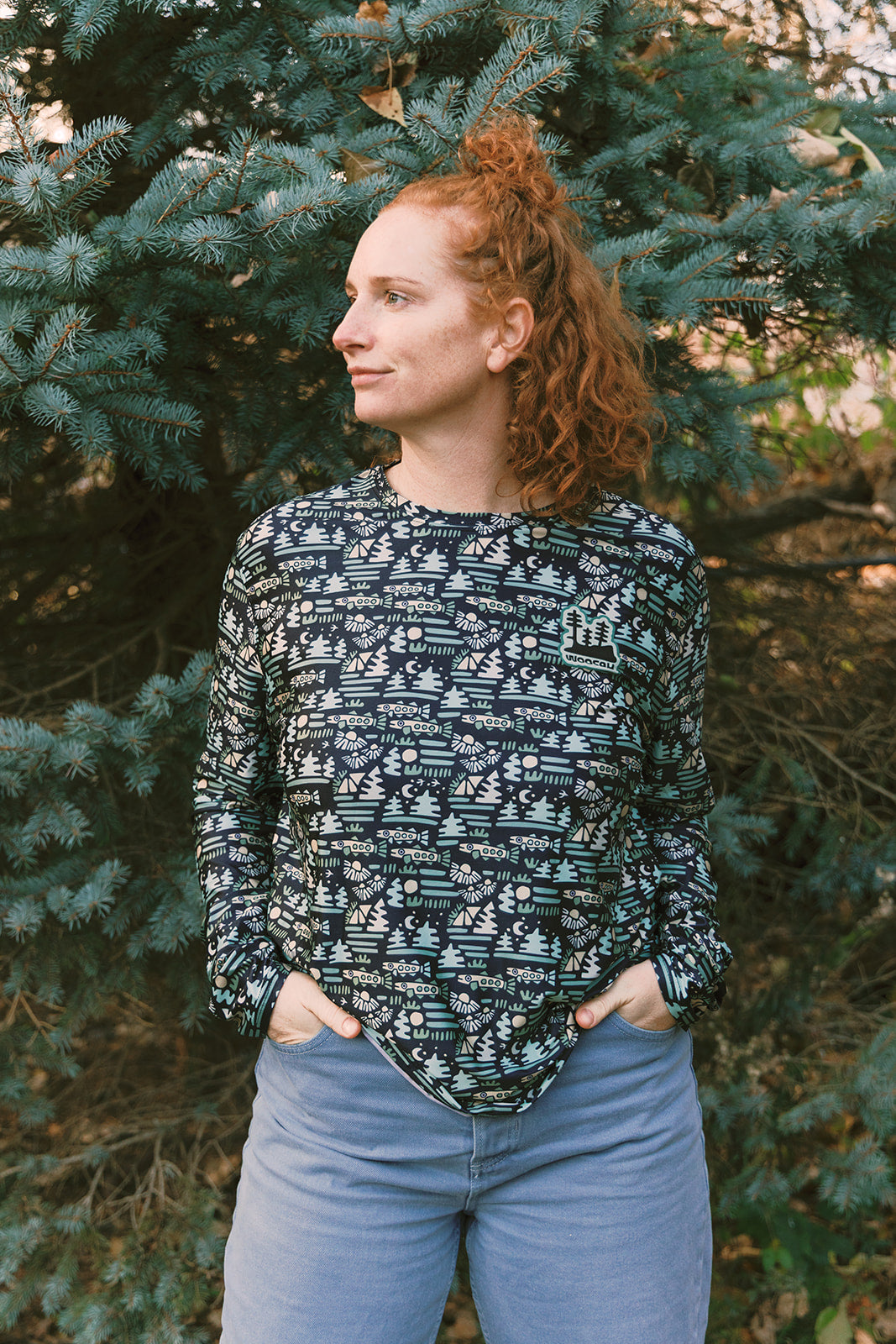 Night Swim L/S Tech Tee