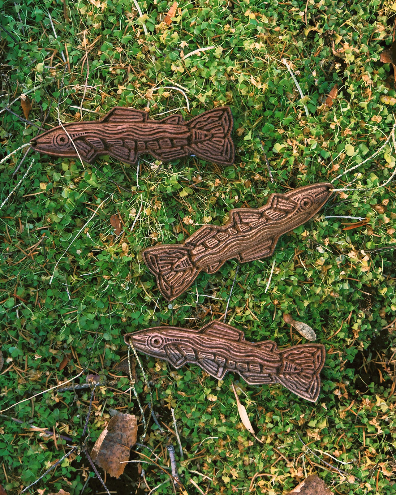 Woosah Fishbones Ornament