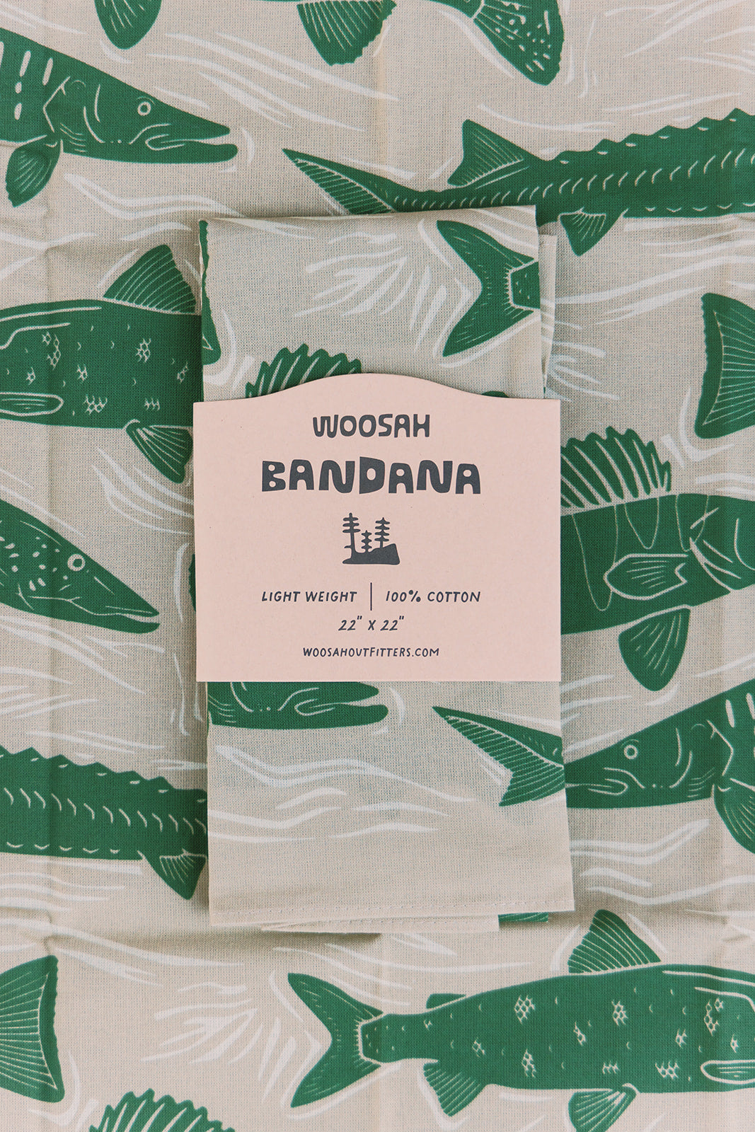 Michigan Fish Bandana