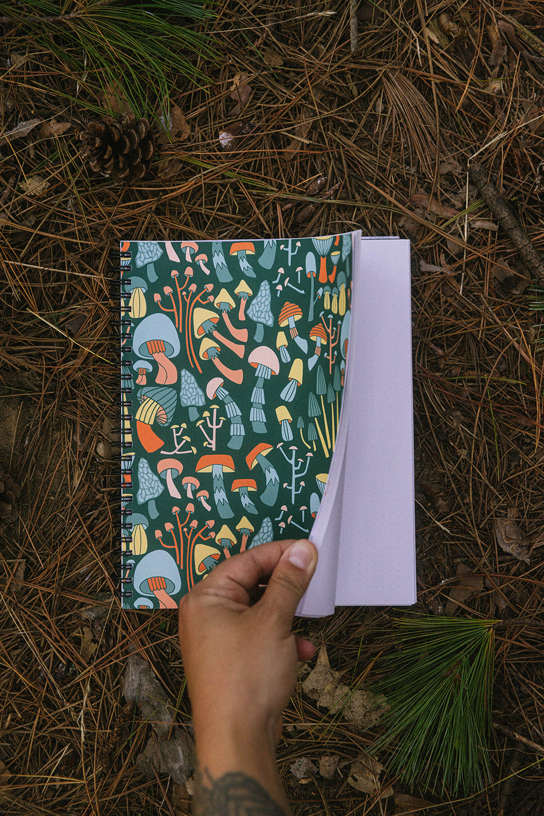 Fungi Wire Notebook