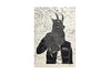 Mountain Goat Woodcut Print