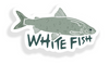 White Fish Sticker