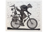 Fox Trot Woodcut Print